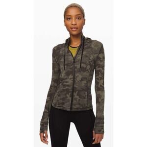Lululemon Women’s 6 Hooded Define Jacket Nulu Camo